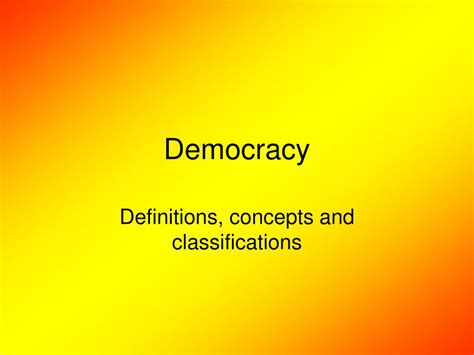 Ppt Democracy Powerpoint Presentation Free Download Id503969