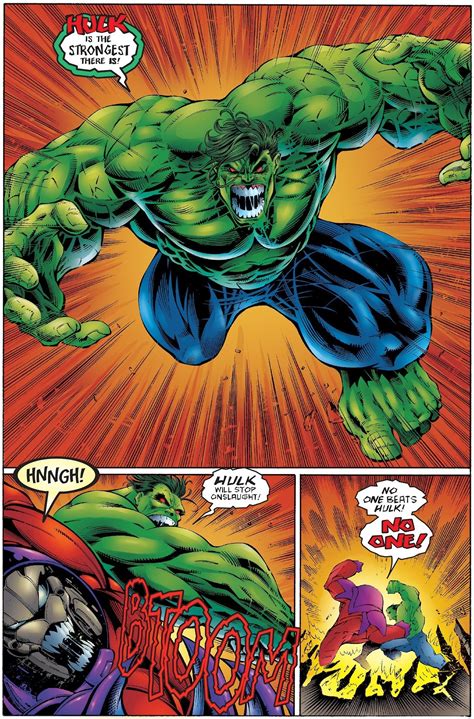 Hulk Vs Onslaught From Onslaught Marvel