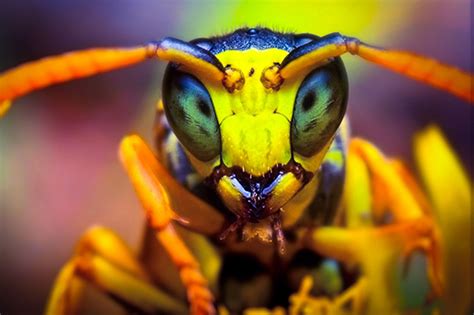 Macro Wasp By Macro Mundo 500px Macro Photography Macro Wasp
