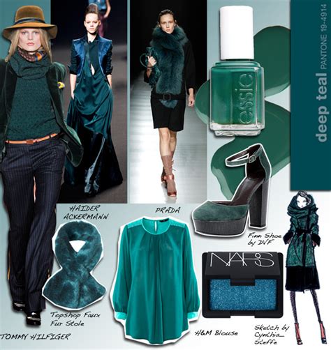 Pantone Deep Teal 19 4914 And The Fashion Trends That Match Huffpost
