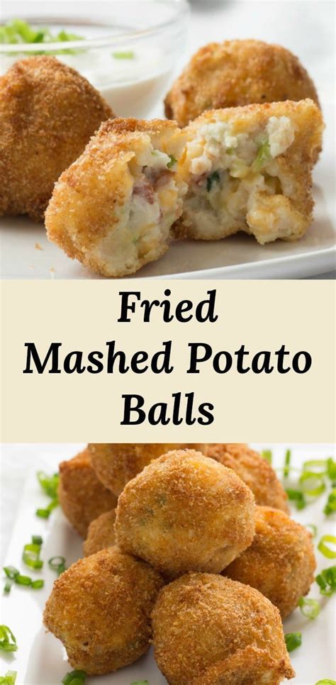Form the mashed potato mixture into patties. Mashed Potato Balls Recipe loaded with bacon and cheese ...