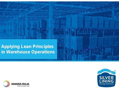 Applying Lean Principles In Warehouse Operations
