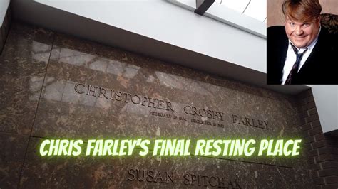 Chris Farley Grave At Resurrection Cemetery Madison Wisconsin Youtube