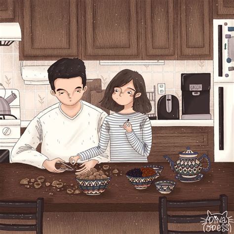 Joys Of Couple’s Life In Heartwarming Illustrations 15 Pics