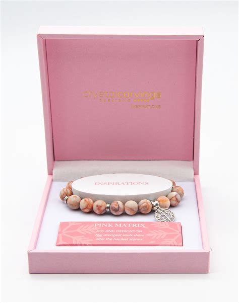 Pink Matrix Tree Of Life Charm In Limited Edition Pink Box Bramble