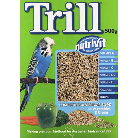 Trill Bird Food Budgie Veg And Grains 500g Woolworths