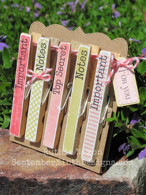 Back To School Week Day 3 Clothes Pin Crafts Magnet