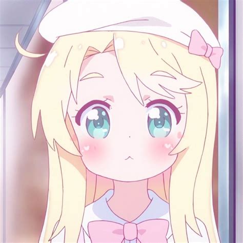 Adorable Anime Pfp Anime Eyes Brown Cute Sakura Smile Hiyori Artist Background Imgur 1080p Cheek