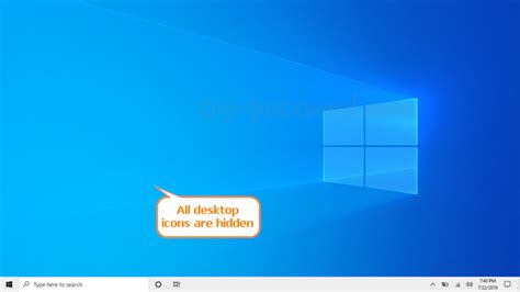3 Methods To Hide All Desktop Icons In Windows 10 Password Recovery