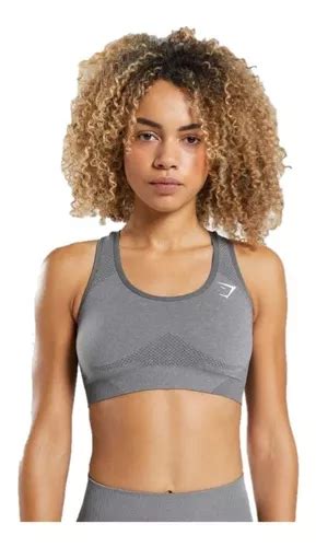 Gymshark Vital Seamless 20 Sports Bra Smokey Grey Marl Envío Gratis