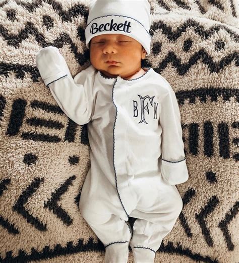 Baby Boy Coming Home Outfit Newborn Coming Home Outfit Navy Etsy