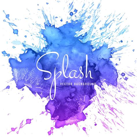 Abstract Hand Drawn Colorful Watercolor Splash Background 245273 Vector