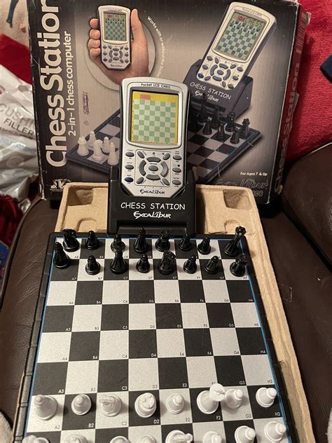 Excalibur Electronics Chess Station 2 In 1 Chess Computer Working Ebay