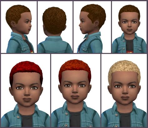 Short Afro Hair Toddler At Birksches Sims Blog Sims 4 Updates