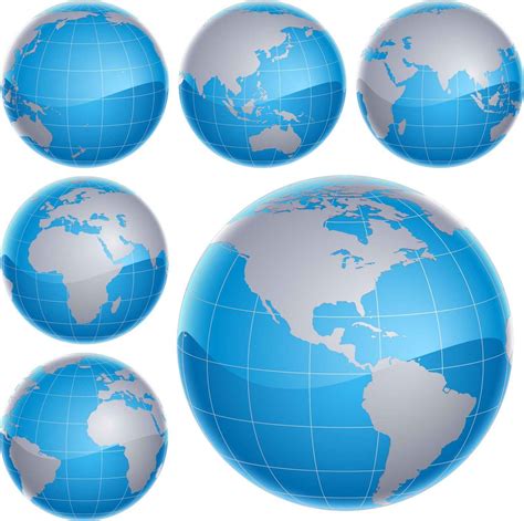 Globe Map Download Vector