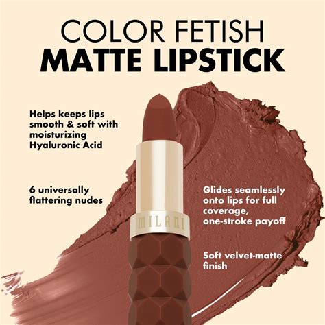 Milani Cosmetics Color Fetish Matte The Nude Collection 440 Passion