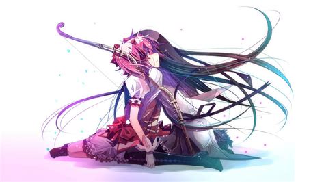 Wallpaper Drawing Illustration Anime Girls Mahou Shoujo Madoka