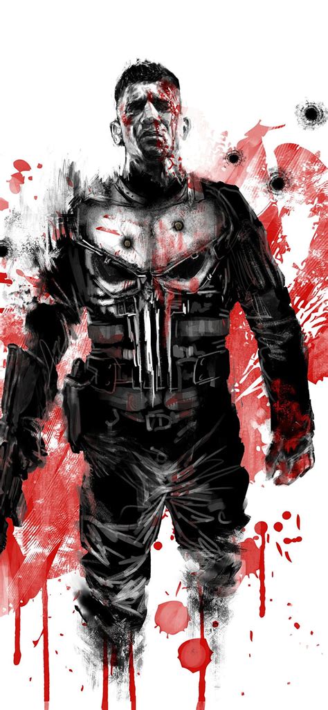 1125x2436 Punisher Art Iphone Xsiphone 10iphone X Backgrounds And