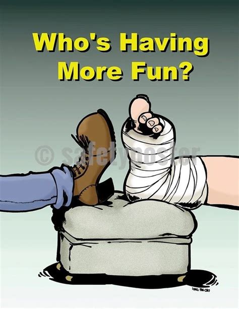 Who S Having More Fun Safety Poster Safety Posters Poster Workplace Safety
