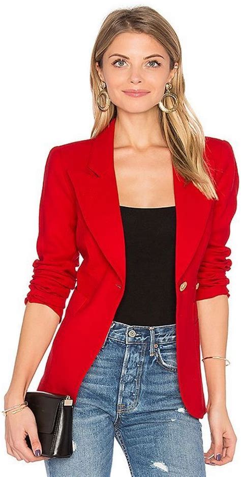 40 Womens Red Blazer Jackets Ideas 11 Red Blazer Outfit Womens Red