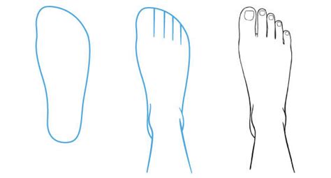 Anime How To Draw Hands And Feet Mapping Bent Legs Knees And Feet