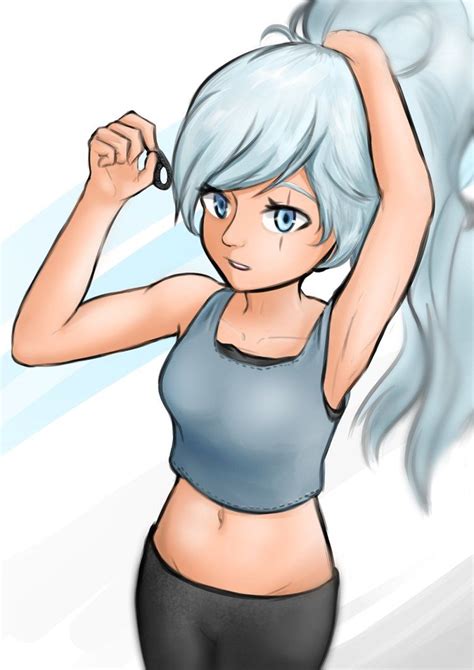 Workout Weiss By Brown Nii Rwby Rwby Fanart Rwby Anime