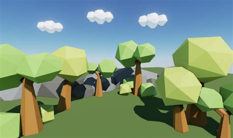 Low Poly Worlds A Good Way To Learn Blender And Ue4