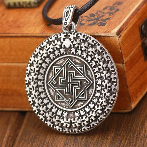 5pcs Slavic Amulet Antique Silver Valkyrie Totem Pendant Symbol Brave