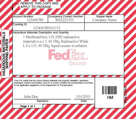 A critical part of shipping hazardous materials safely is ensuring every employee who handles hazmat goods or coordinates hazmat shipments is aware of what kinds of goods they are working with. Resources for Shipping Hazardous Materials | FedEx