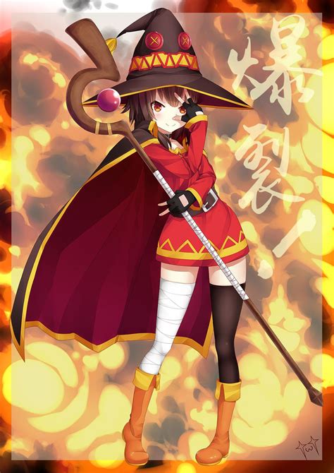 Kono Subarashii Sekai Ni Shukufuku Wo Based Megumin Anime Desenhos Personagens