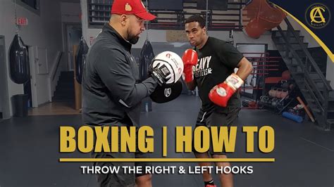 Boxing How To Throw The Right And Left Hooks Coach Anthony Boxing