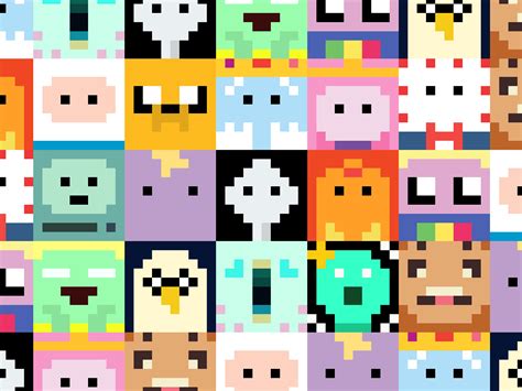 Adventure Time Pixel Sprites By Dave Waller On Dribbble
