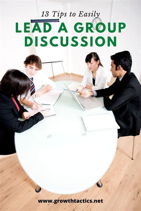 13 Tips To Easily Lead A Successful Group Discussion Team Development