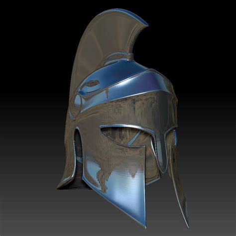 Spartan Helmet 3d Model By Petar Doychev