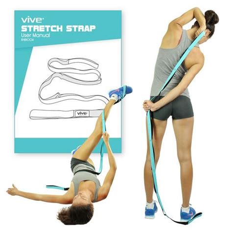 stretch strap yoga for flexibility workout guide physical therapy