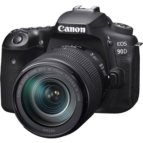 Canon Eos 90d Dslr Camera With 18 135mm Lens 3616c016 Bandh Photo