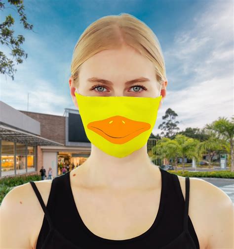 Duck Beak Face Mask Goose Bird Mask With Filter Pocket Etsy