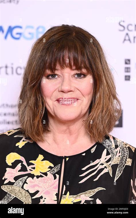 london uk 16 january 2023 josie lawrence attending the 2023 writers guild of great britain