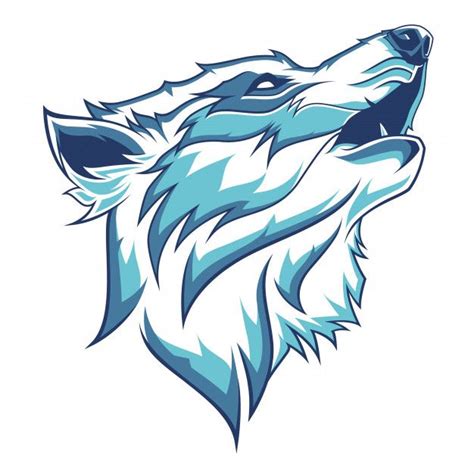 Premium Vector Wolf Head Illustration Wolf Illustration Art Logo