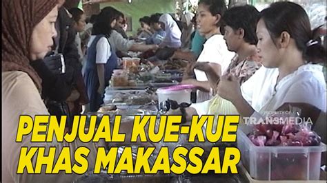 Penjual Kue Kue Khas Makassar Wisata Kuliner Youtube