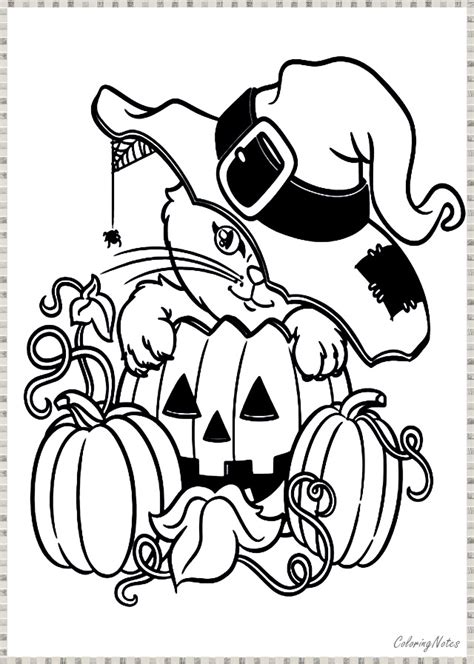20 Halloween Coloring Pages For Kids Free Printable And Funny