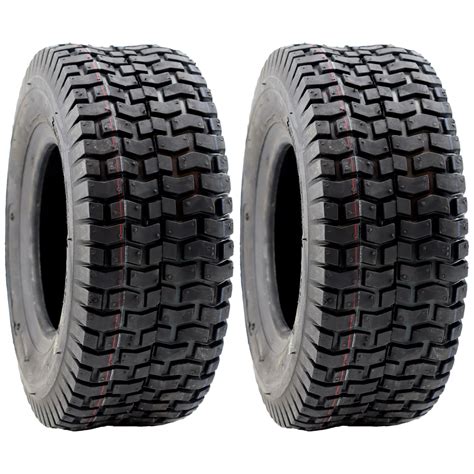 2x Ride On Mower Tyre 4 Ply Turf Saver 15 X 600 6 Commercial