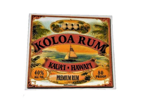 Rum Runner Sticker Koloa Rum Company