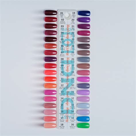 Dnd Mood Change Color Swatches Dnd Gel Usa