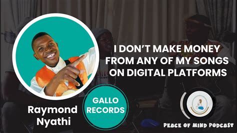 Raymond Nyathi On Not Making Money From His Albums On Digital Platforms