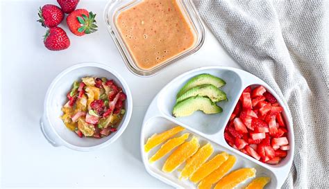 10 mashed meals for 9 12 months baby. Avocado Fruit Salad - 9 month old baby | Creative Nourish ...