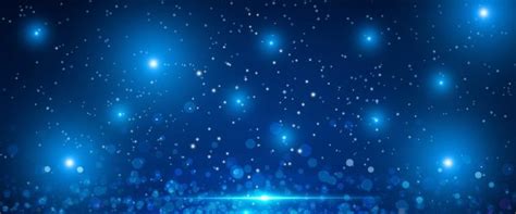 Blue Light Effect Particle Banner Background Blur Background In