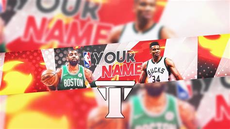 Free New Nba 2k18 Banner Template 2018 Photoshop Cs6 And Cc Youtube