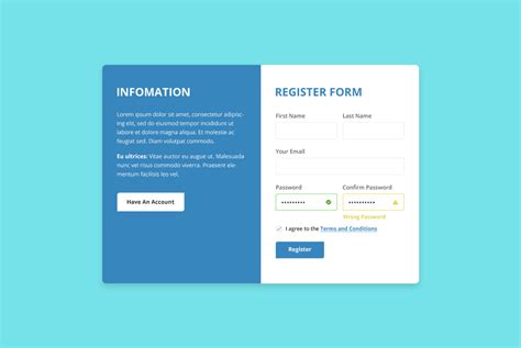 Sign Up Page Design In Html And Css