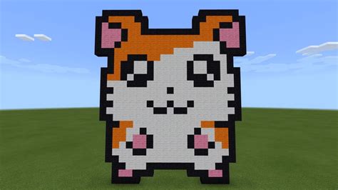 Minecraft Pixel Art Hamster Youtube